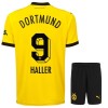 Conjunto (Camiseta+Pantalón Corto) Borussia Dortmund Haller 9 Primera Equipación 23-24 - Niño